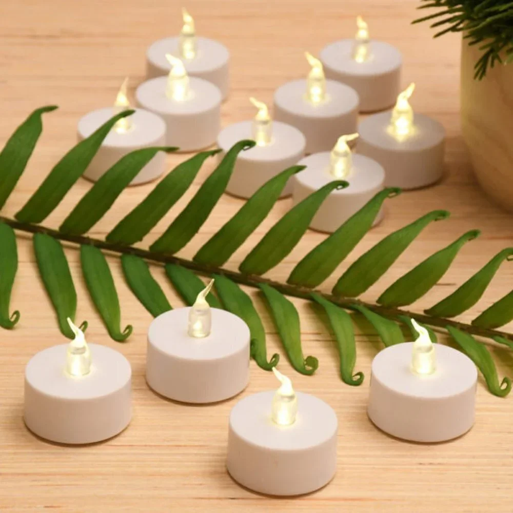 Luminessence Flameless Battery Operated LED Tealight Candles, 2ct